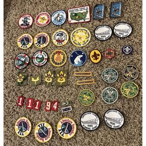 Vintage Boy Account Lot 1970's-1990's Over 42 Patch Lot